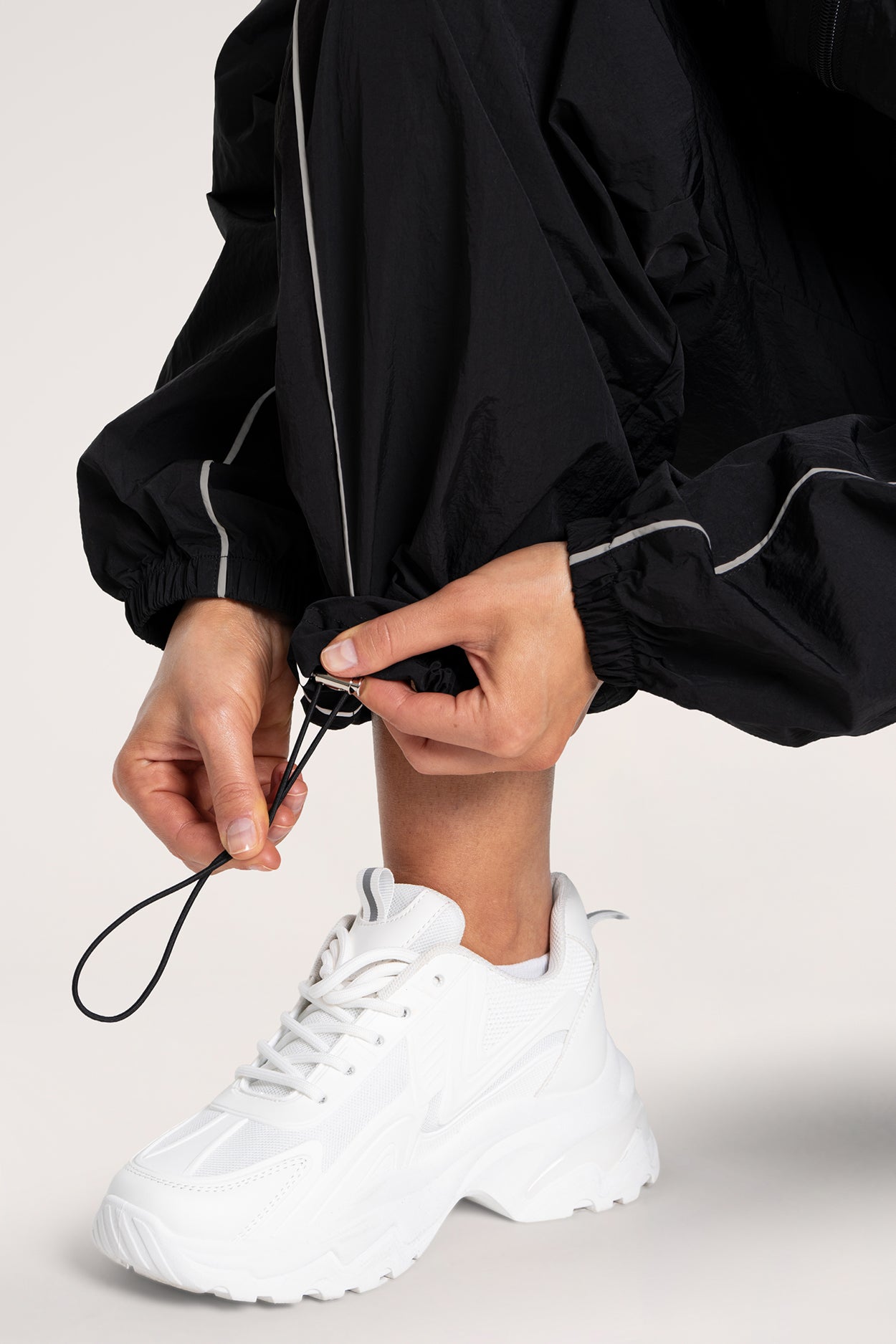 UN1FORM nylon nadrág black