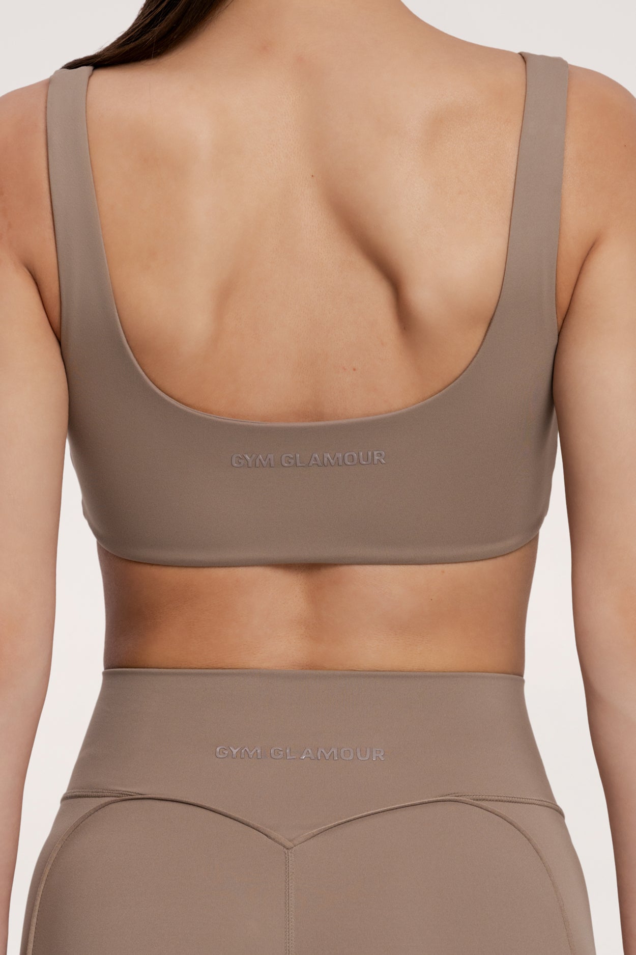 Pilates Era sportmelltartó warm beige
