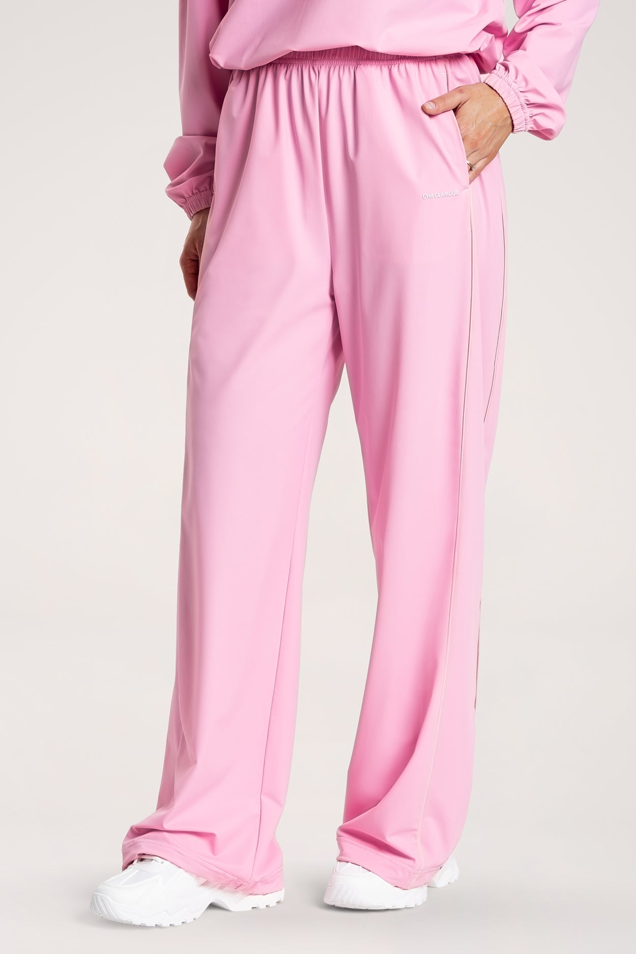 UN1FORM Slick nadrág light pink