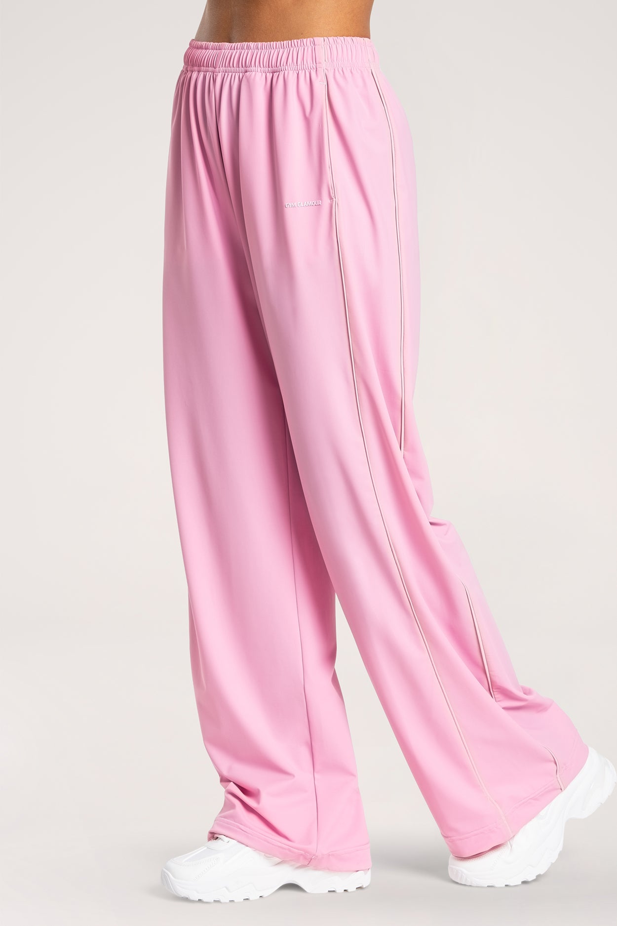 UN1FORM Slick nadrág light pink