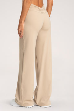 UN1FORM booty tie nadrág sand