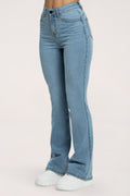 Perfect slim bő szárú long farmer light blue