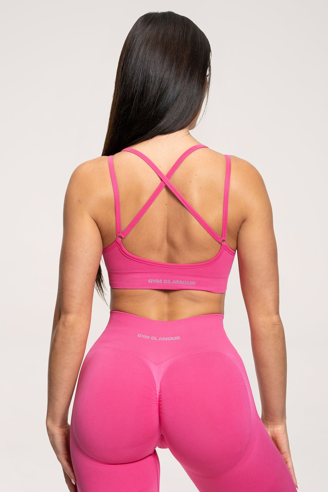 Fake BBL sportmelltartó hot pink