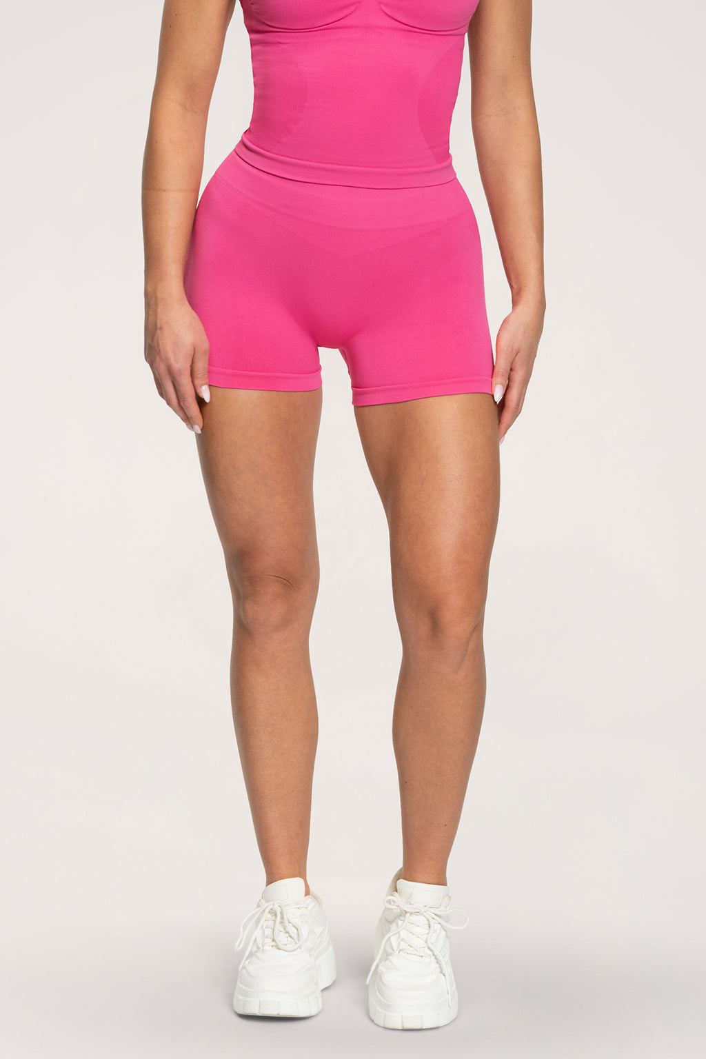 Fake BBL rövidnadrág hot pink