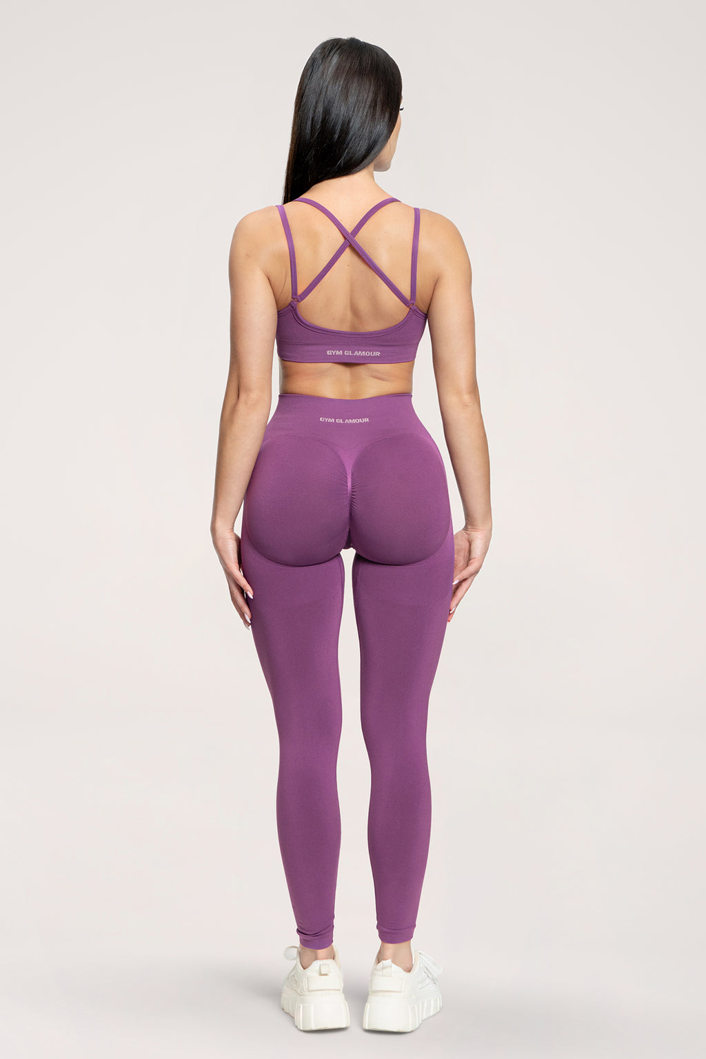 Fake BBL leggings electric