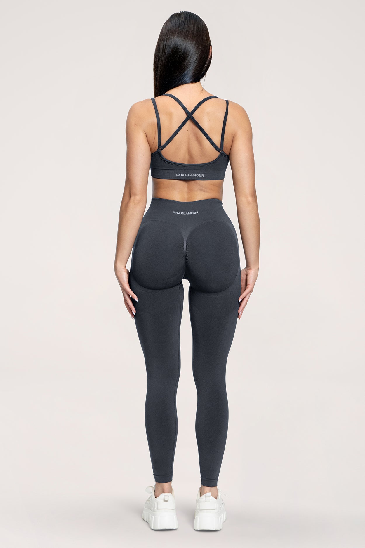 Fake BBL leggings anthracite