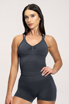 Fake BBL top anthracite
