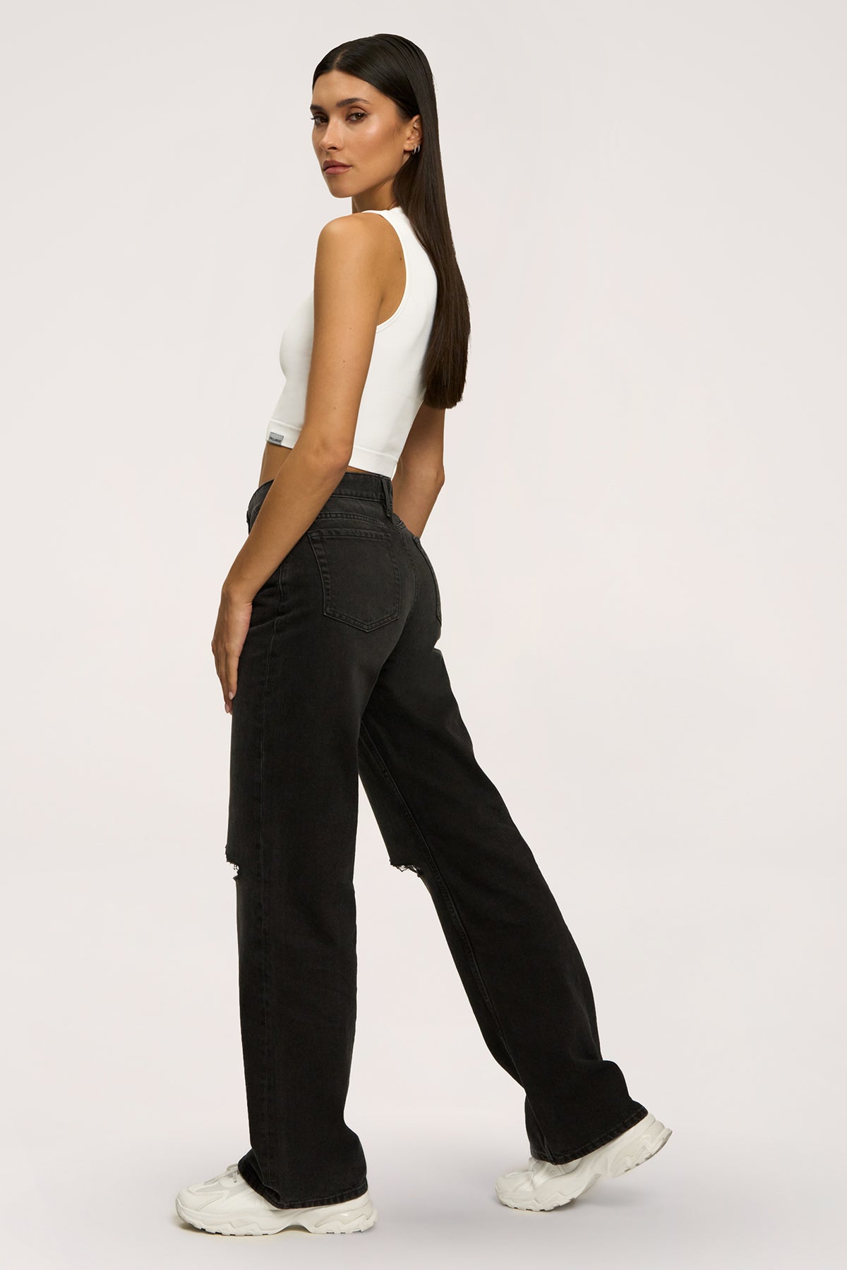 Wide relaxed farmer black