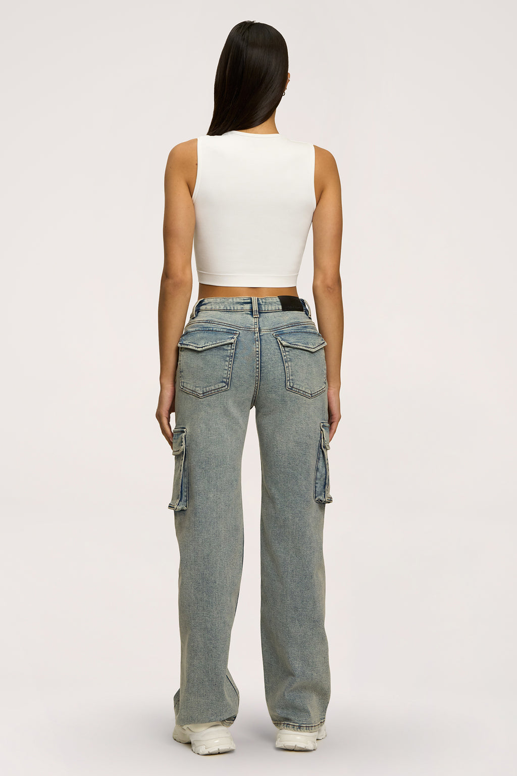 Cargo farmer washed blue