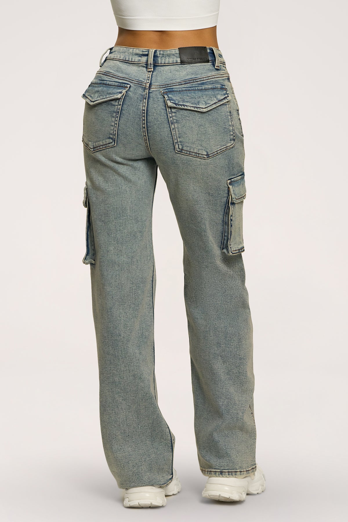 Cargo farmer washed blue