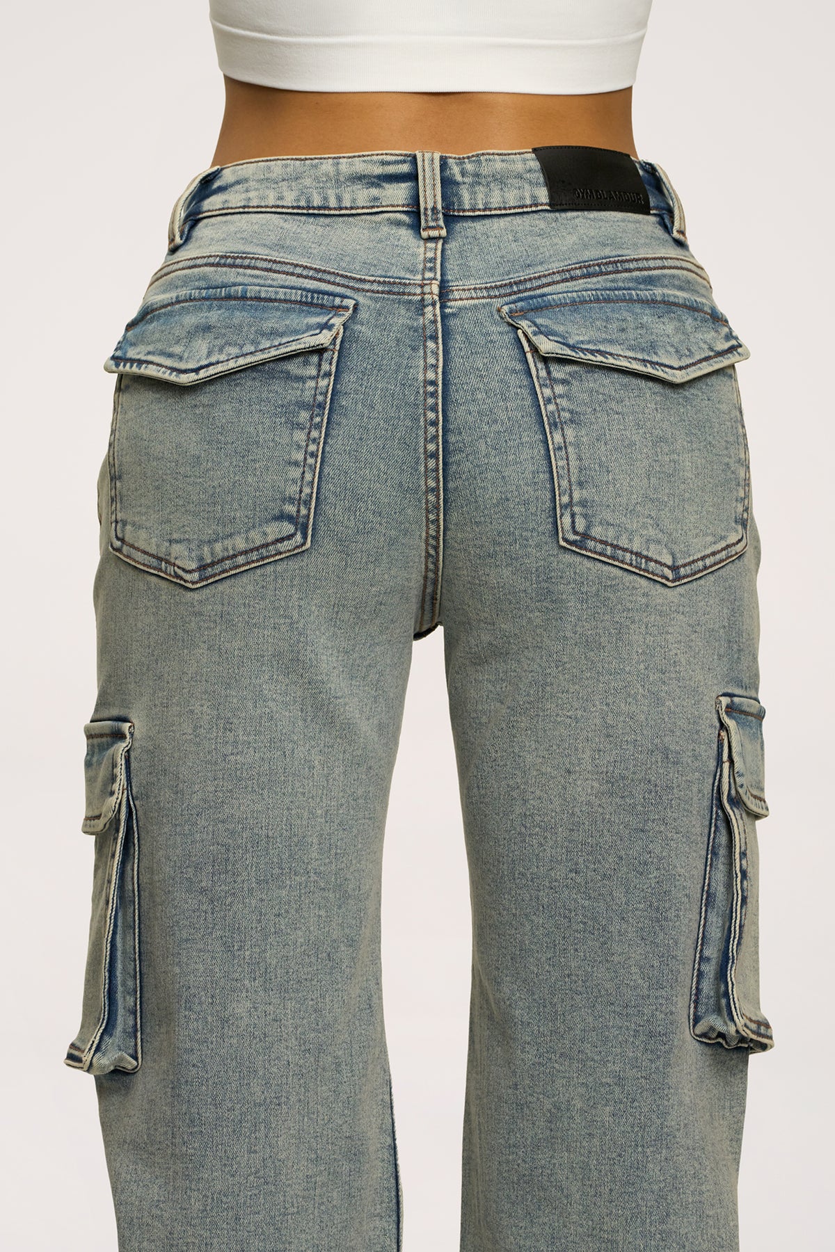 Cargo farmer washed blue