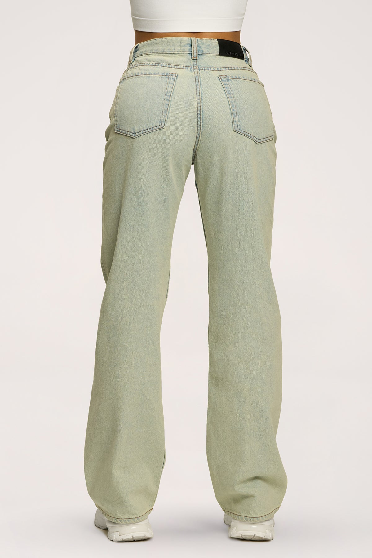 Wide relaxed farmer light green