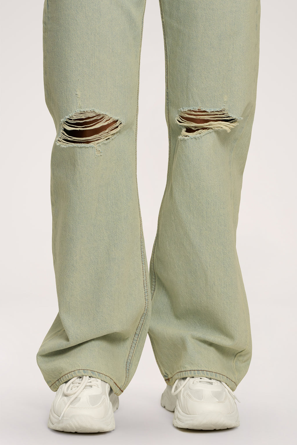 Wide relaxed farmer light green
