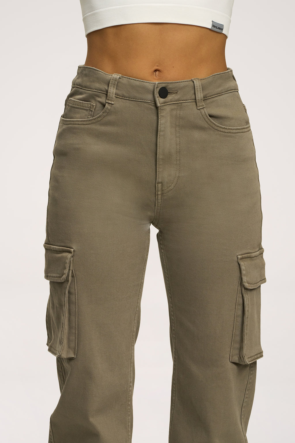 Cargo farmer green olive