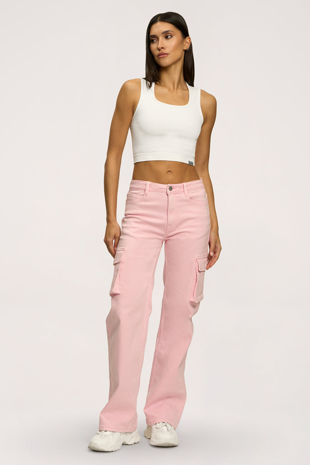 Cargo farmer light pink