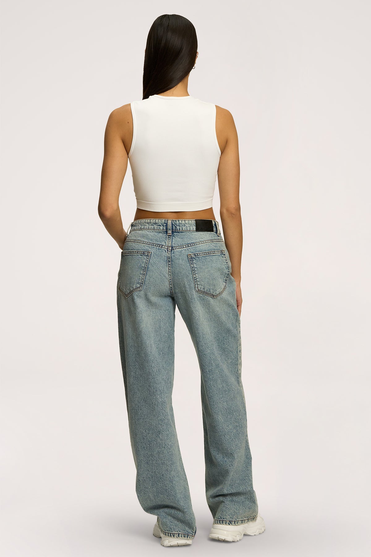 Boyfriend farmer light blue