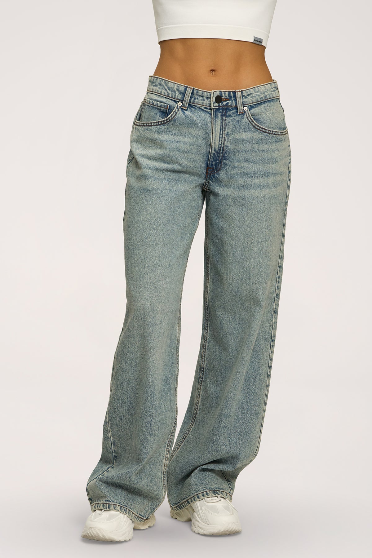 Boyfriend farmer light blue