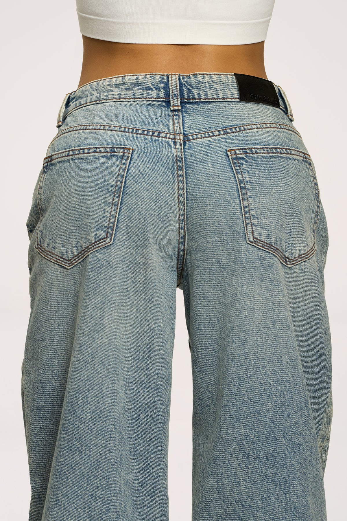 Boyfriend farmer light blue