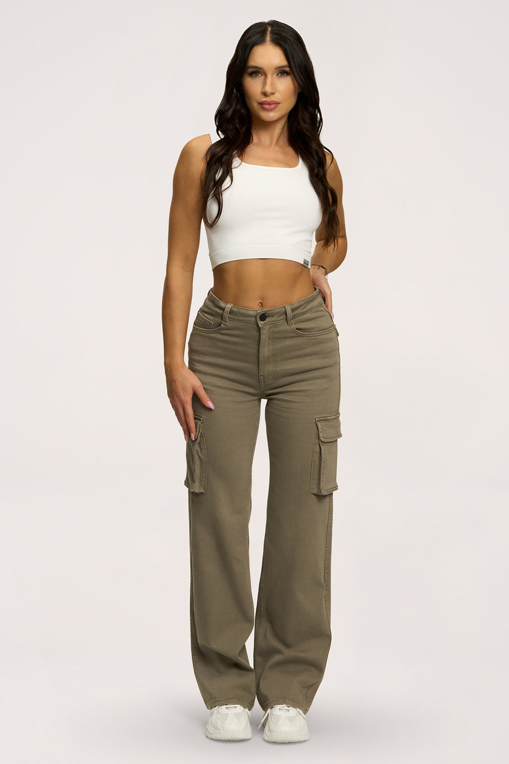 Cargo farmer green olive