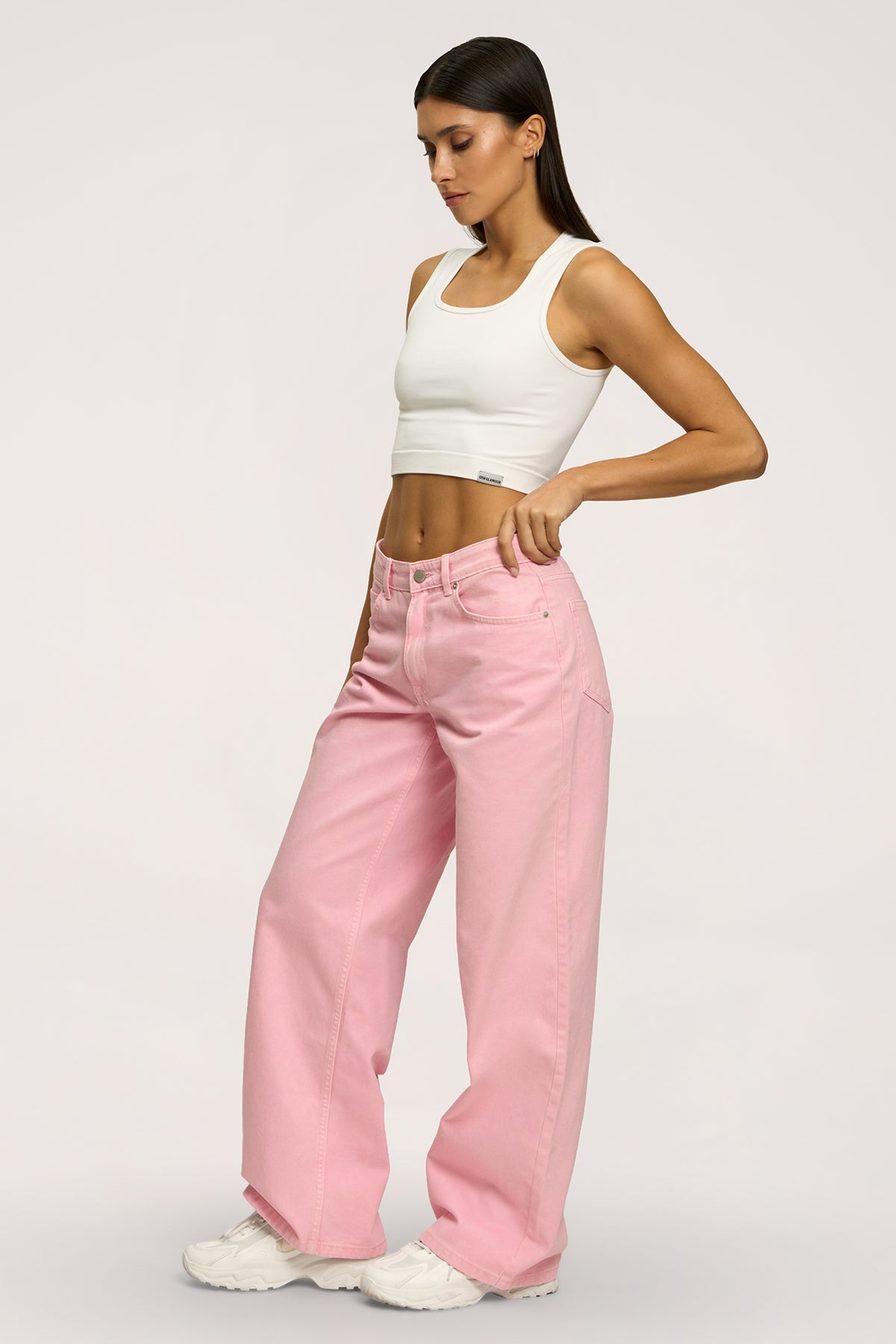 Boyfriend farmer pink