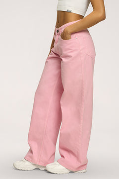 Boyfriend farmer pink
