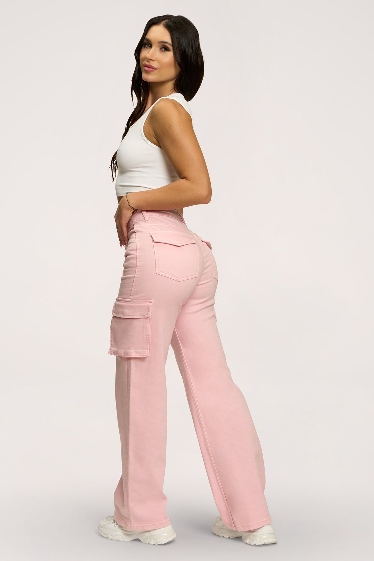 Cargo farmer light pink