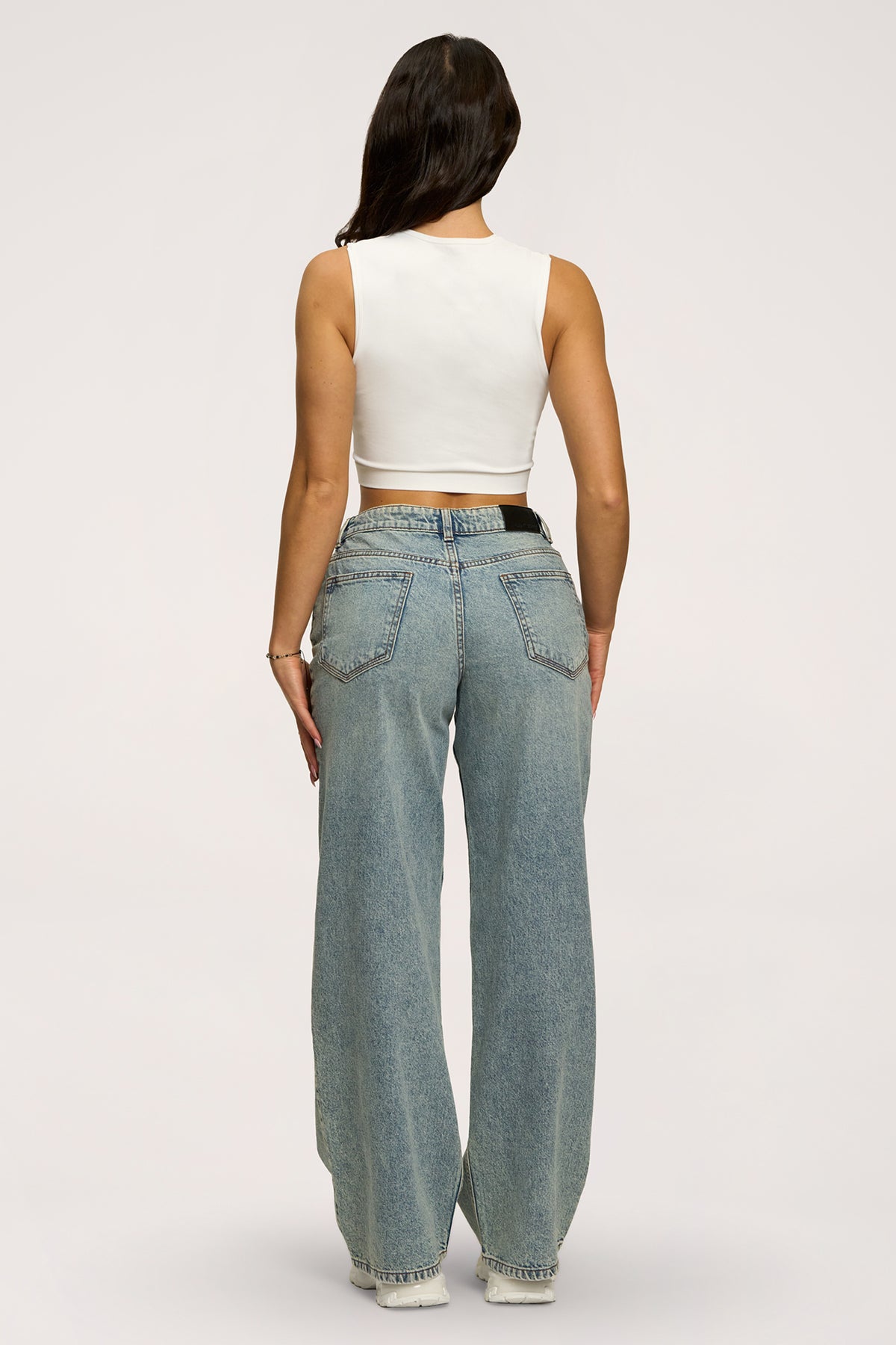 Boyfriend farmer light blue