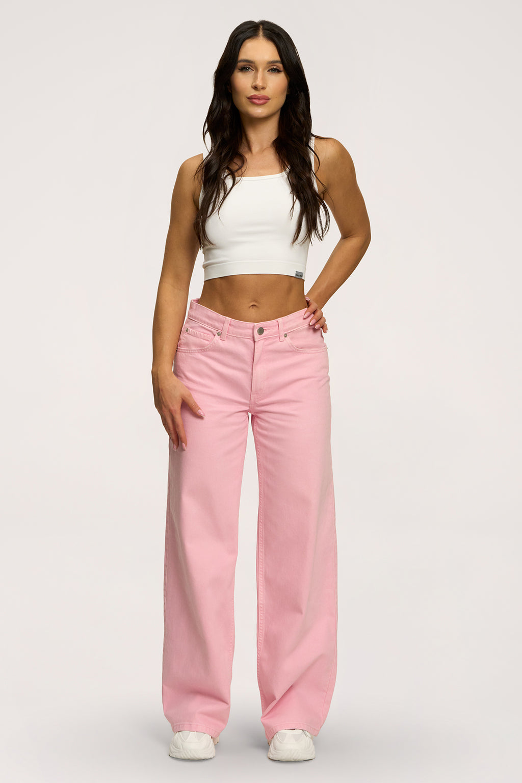 Boyfriend farmer pink