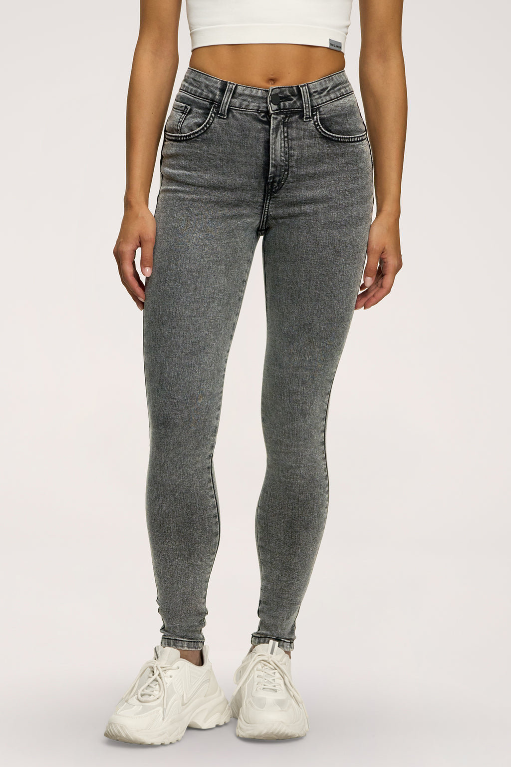 Skinny perfect slim farmer light grey