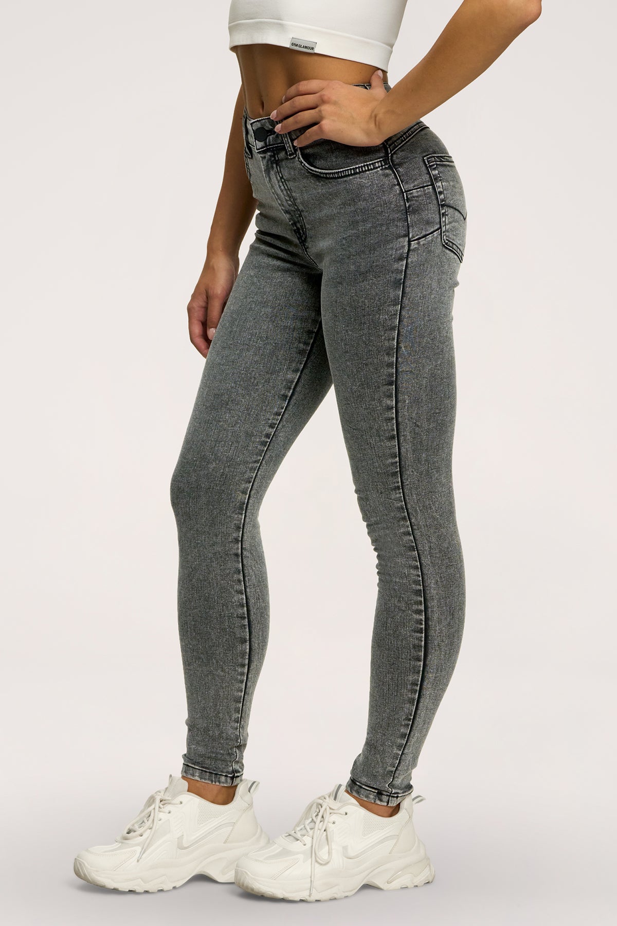 Skinny perfect slim farmer light grey