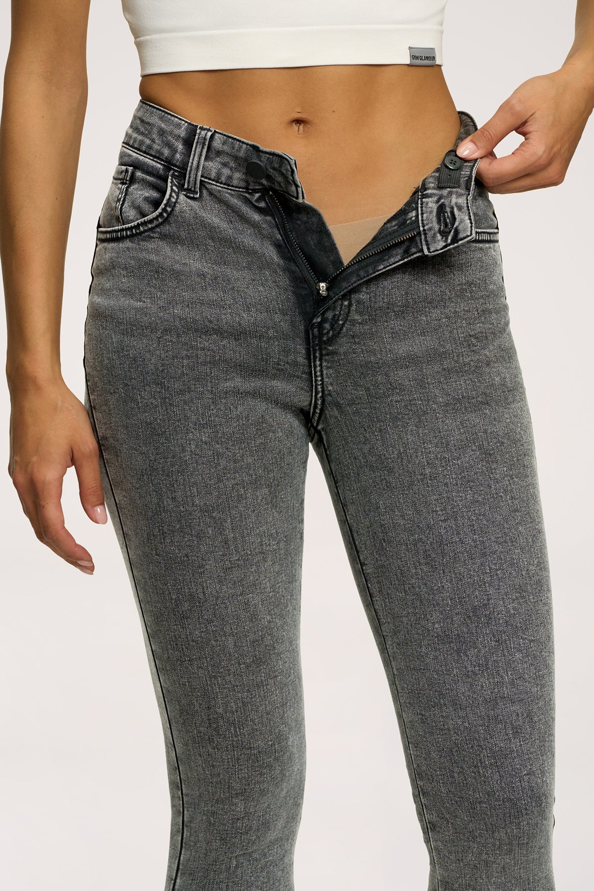 Skinny perfect slim farmer light grey