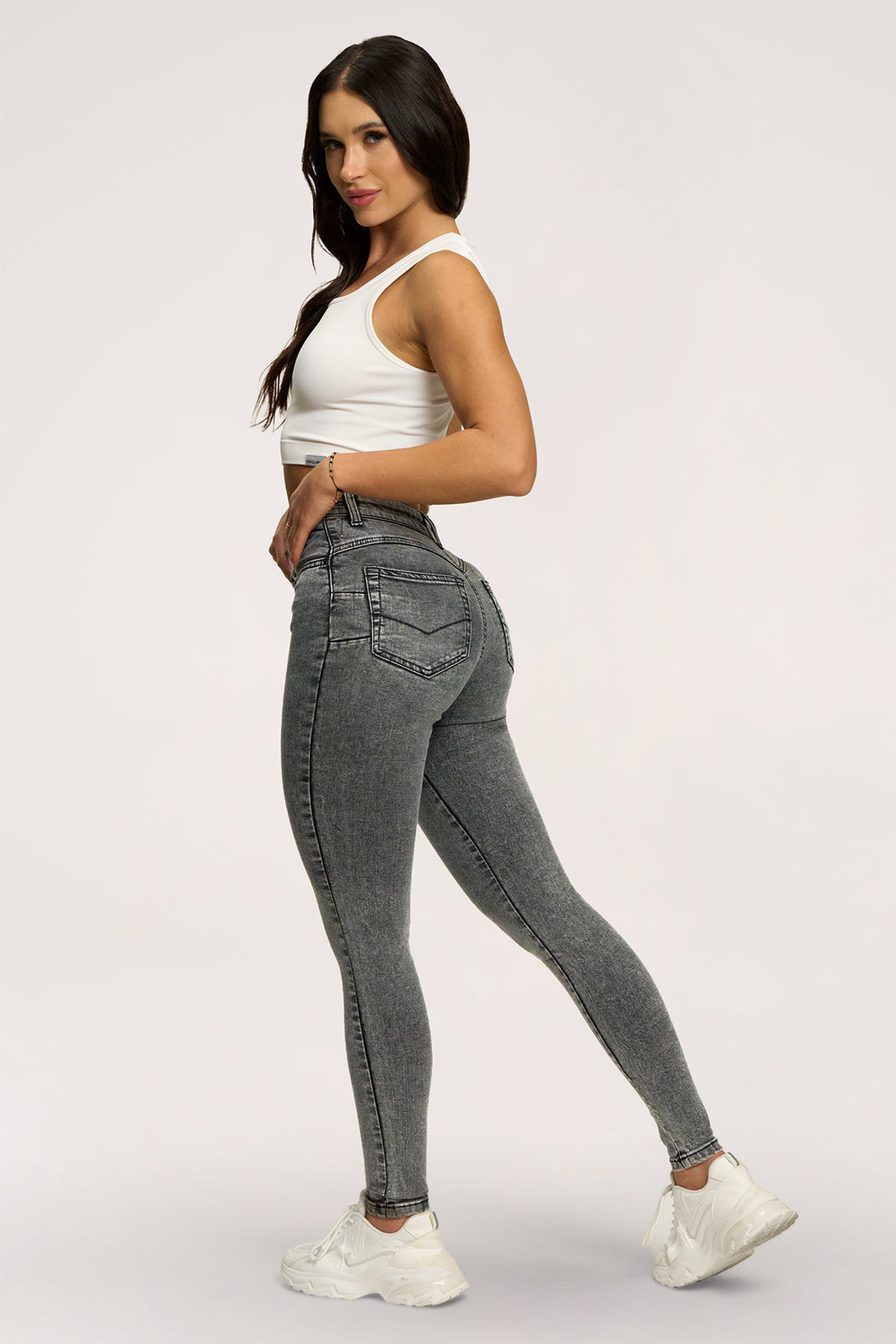 Skinny perfect slim farmer light grey