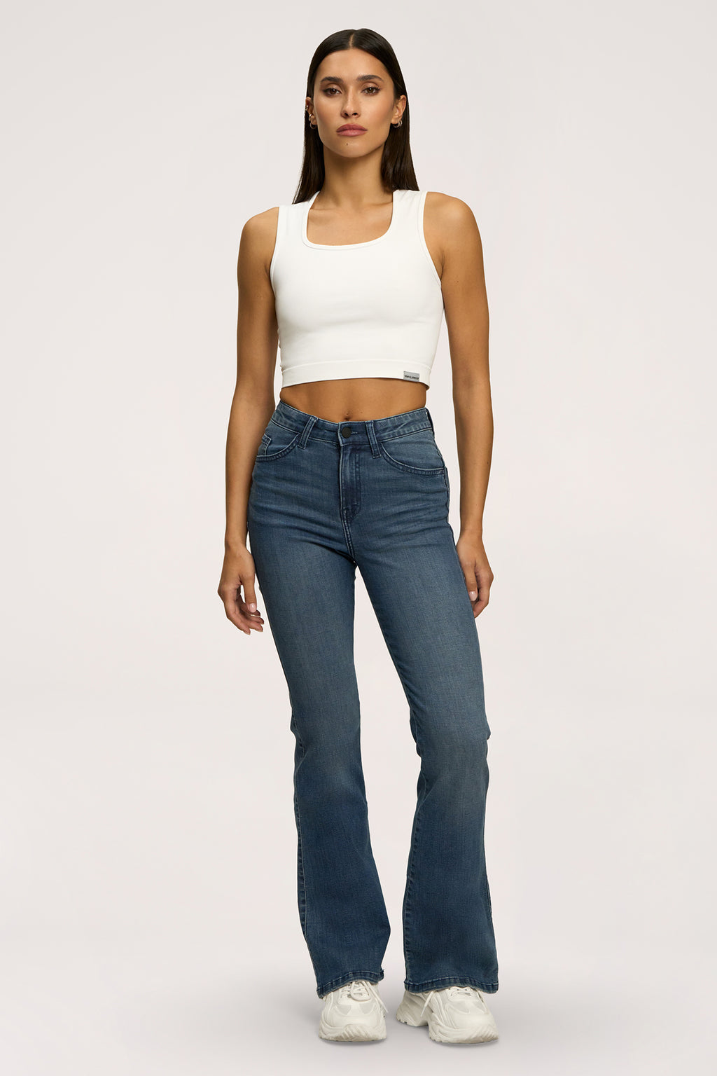 Perfect slim bő szárú farmer navy blue
