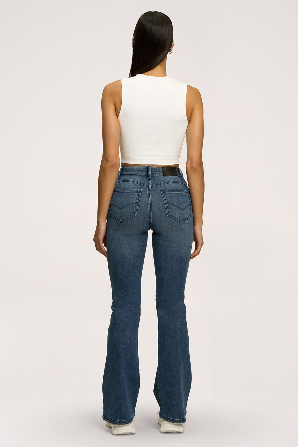 Perfect slim bő szárú farmer navy blue