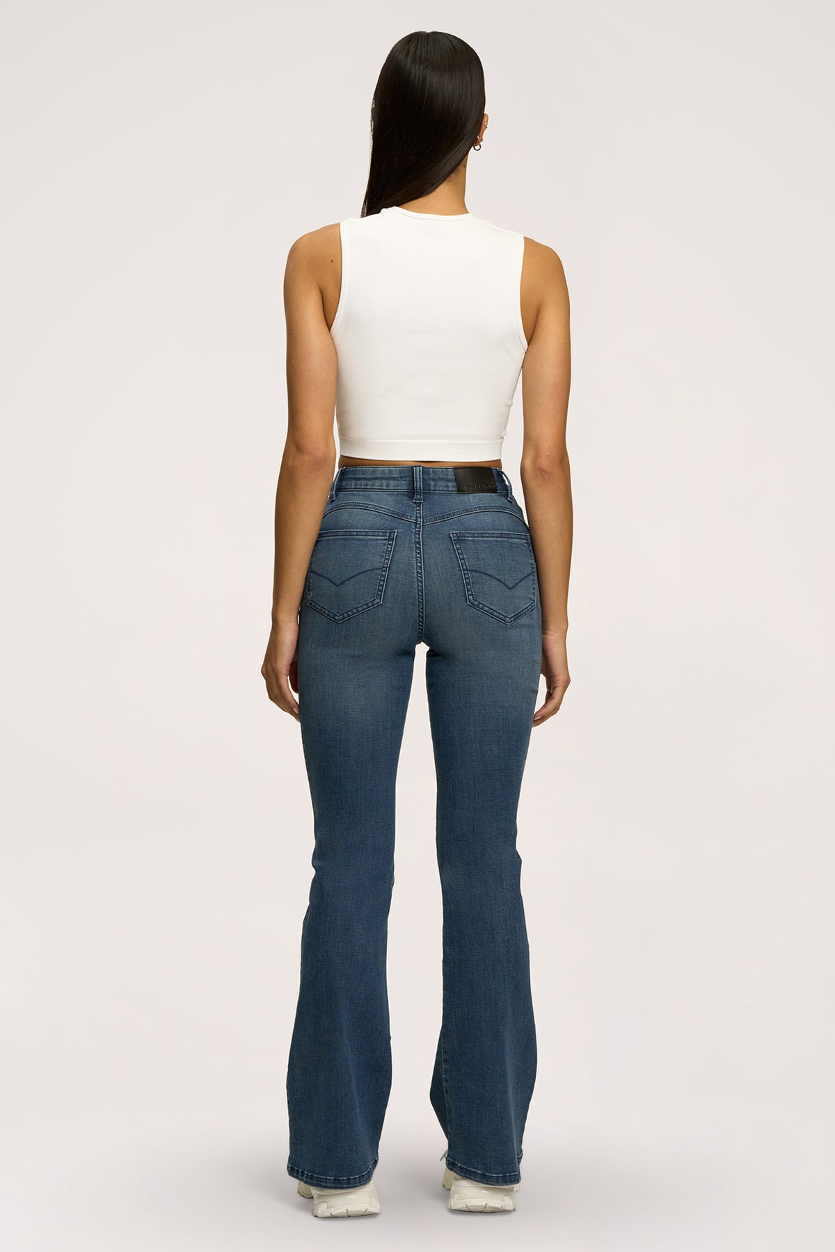 Perfect slim bő szárú farmer navy blue