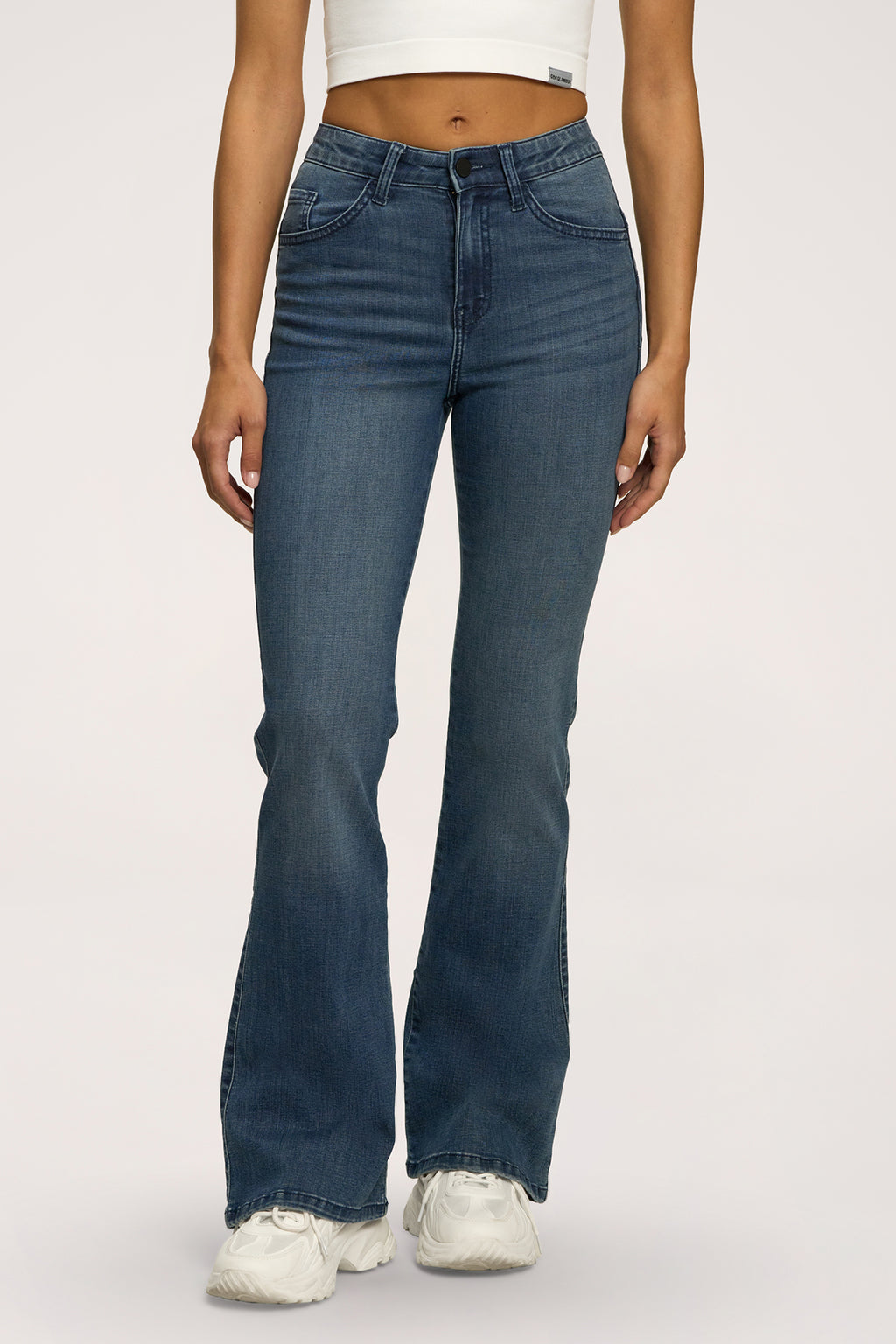 Perfect slim bő szárú farmer navy blue