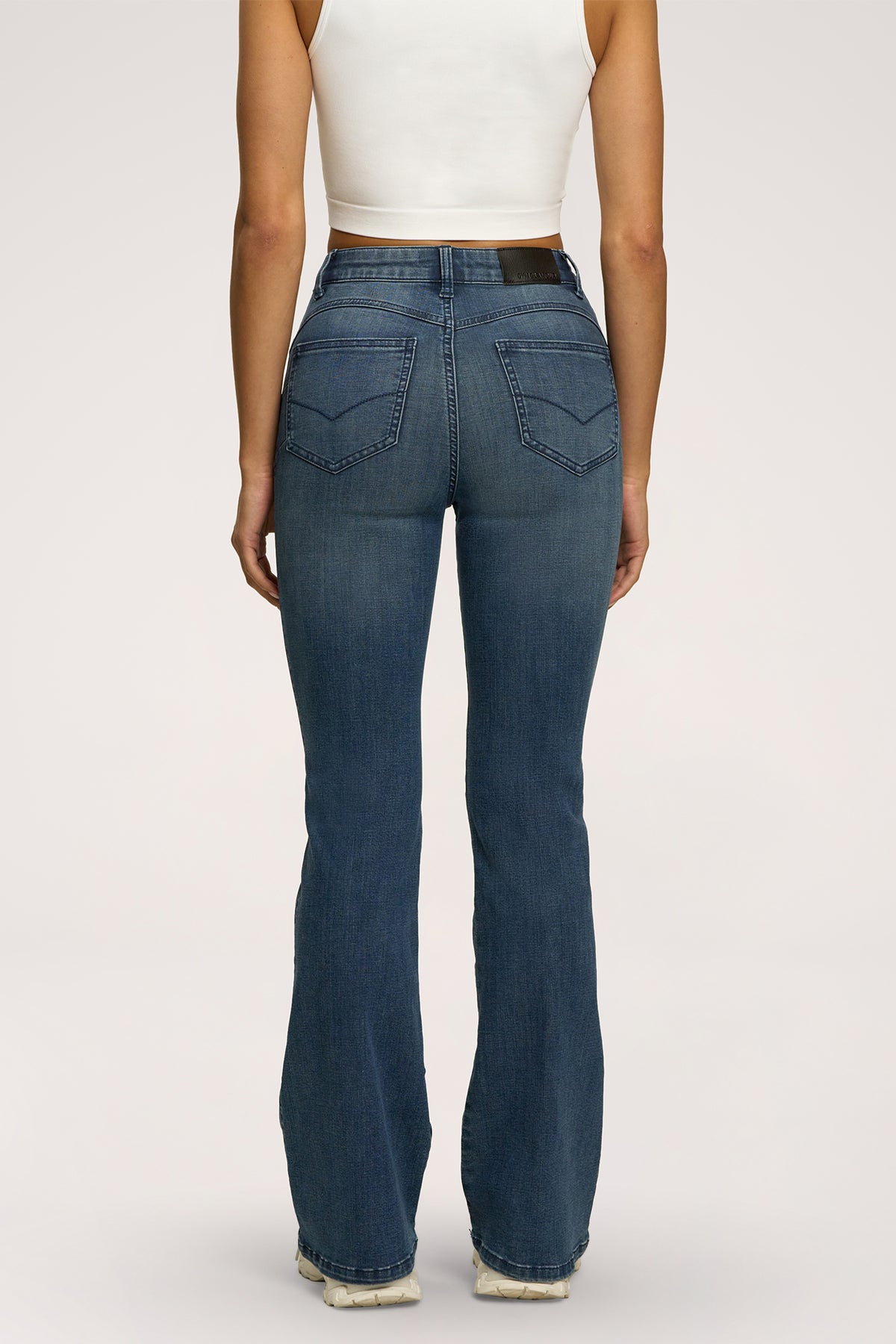 Perfect slim bő szárú farmer navy blue