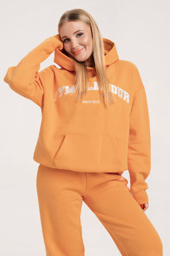 College kapucnis tangerine