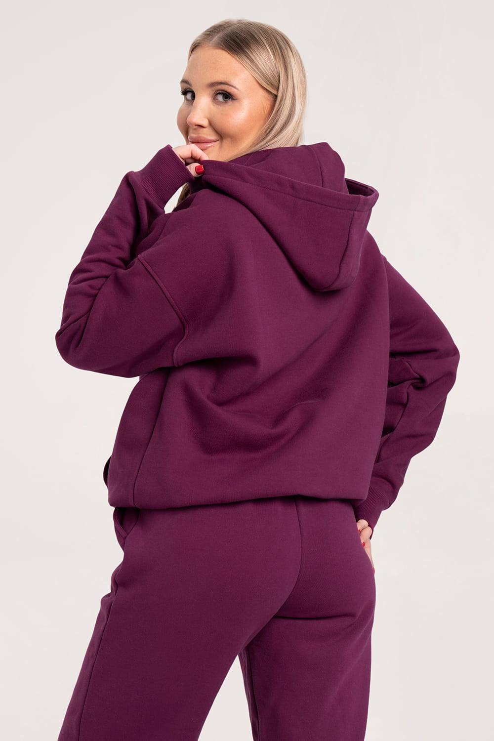 Bluza college amaranth