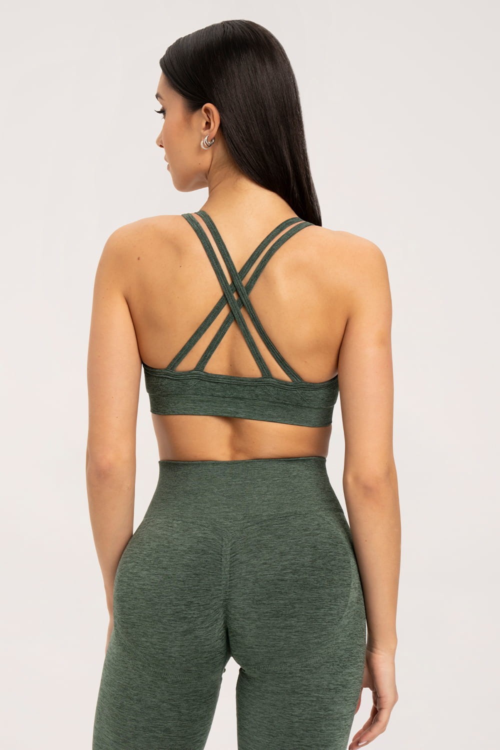 Biustonosz seamless green