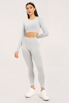 Leggings stone washed white