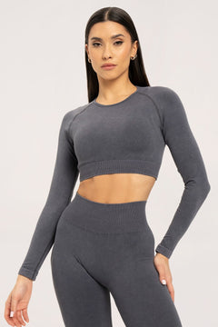 Rashguard stone washed grey