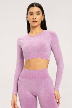 Rashguard stone washed pink