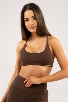 Chocolate open back melltartó