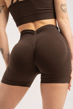 Deep Push up shorts 2.0 dark chocolate