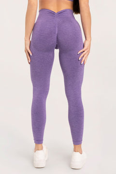 Leggings seamless deep push up violet
