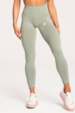 Basic scrunch leggings green