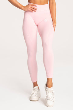 Basic scrunch leggings pink