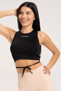 Top wiązany black