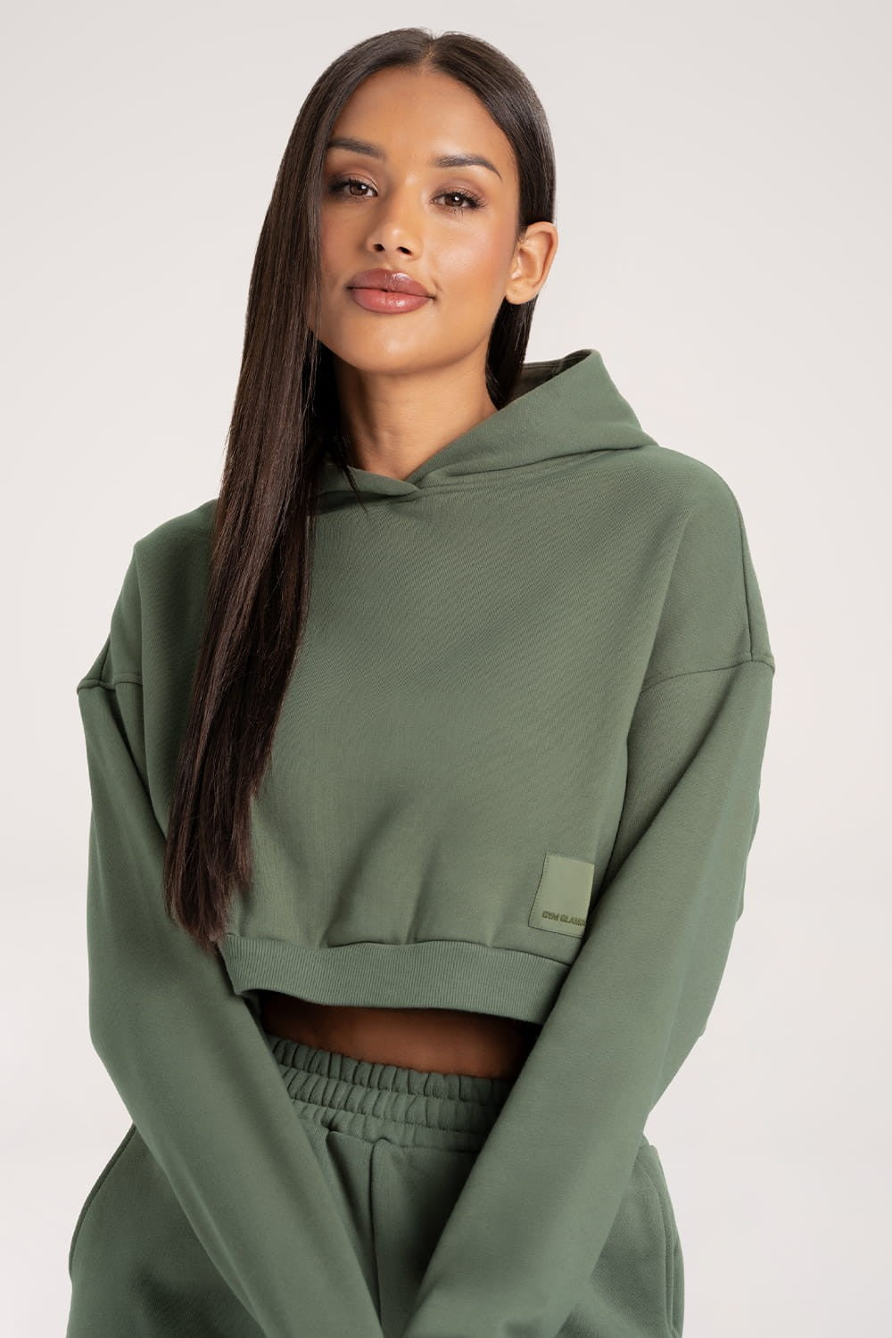 Bluza Crop Green Smoke